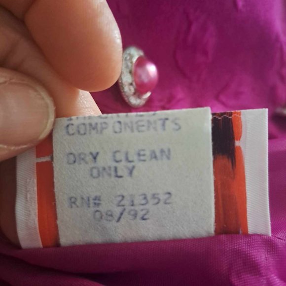 Vintage Miss Elliette 2-pc Blazer w/Skirt Set - Pink - Picture 8 of 8